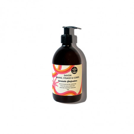 Savon Liquide Mains, Visage & Corps - Grenade Gingembre - Le gang des Bulles - Paulette Store