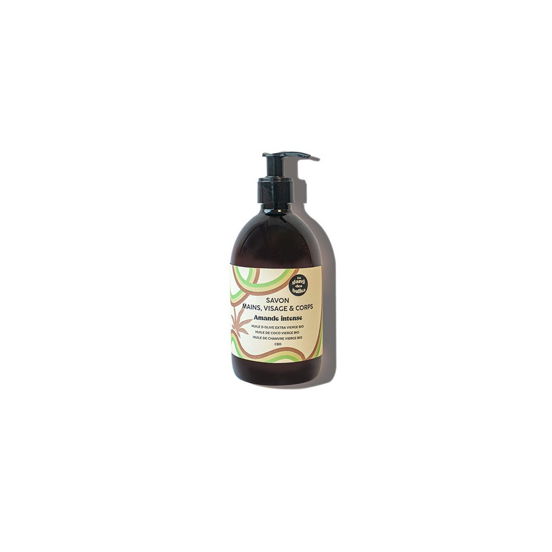 Savon Liquide Mains, Visage & Corps - Amande Intense - Le Gang des Bulles - Paulette Store
